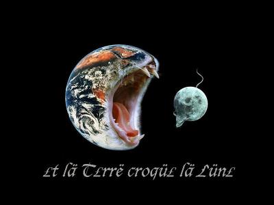 et la Terre croque la >Lune